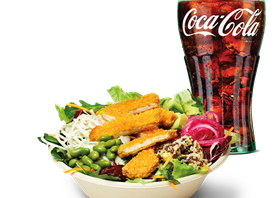 Salad Bowl Chrupiący Wege w zestawie