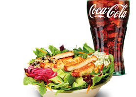Salad Bowl Ser Halloumi w zestawie