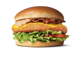 Chrupiący Kurczak Burger z Bekonem