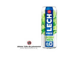 Piwo bezalkoholowe Lech Free Limonka z Miętą