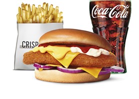 GDL DeliVery Cheezy Kurczak Burger w zestawie