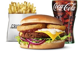 Smokey Chipotle Plant Beef Burger w zestawie