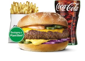 GDL Burger Pikantny z Cheddarem w zestawie