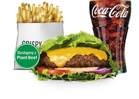 GDL Burger z Serem w Sałacie w zestawie