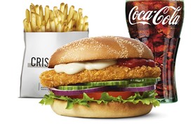 Chrupiący Wege Burger w zestawie