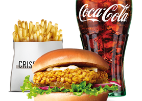 Ryba Burger w zestawie